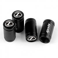 Ковпачки на ніпель для Lexus Alitek Sports Black Лексус, 4 шт.