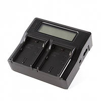 Зарядний пристрій Alitek LCD Dual для двох акумуляторів Canon LP-E6