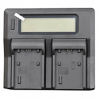 Зарядний пристрій Alitek LCD Dual для двох акумуляторів серії Sony NP-FV, NP-FH, NP-FP