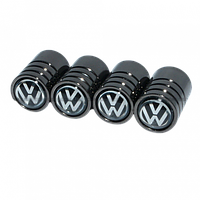 Ковпачки на ніпель для Volkswagen Alitek Long Black, 4 шт.