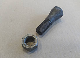 Болт М18х1, 5х40 (конусний) з гайкою, кола поворотного платформи КАМАЗ, НЕФАЗ 8926-2704152