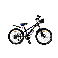Горный подростковый магниевый велосипед Hammer VA210 22-Н дюймов синий