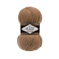 Alize LANAGOLD (Лана Голд) № 466 бежевий (Пряжа, нитки для в'язання напіввовна)