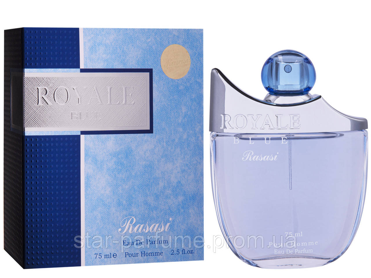 Royale Blue Rasasi, парфюмированная вода мужская, 75 мл - фото 1 - id-p1009162723