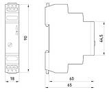 Реле (таймер) тимчасового ввімкнення (0,3-30 сек) при подачі напруги t16, фото 2