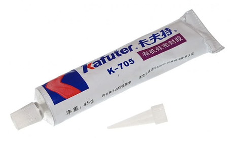 Силіконовий надтекучий герметик Kafuter K-705 RTV 45мл, фото 1