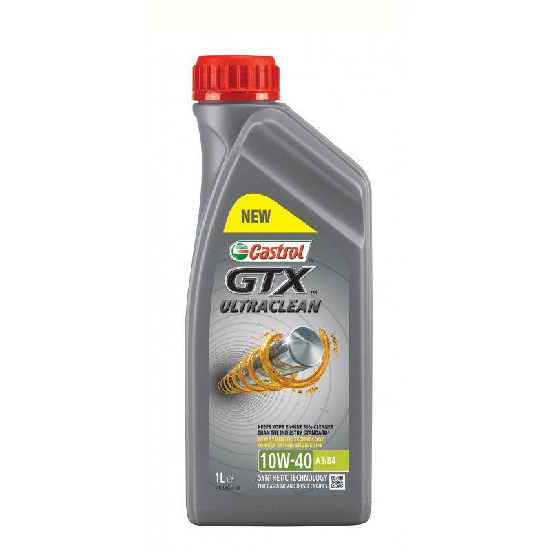 Олива моторна CASTROL GTX UltraClean 10W-40 A3/B4 1 л, фото 1