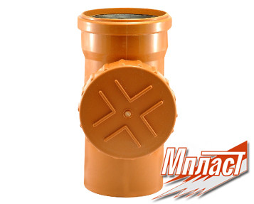 Каналізаційна ревізія Мпласт 160 (зовнішня), фото 1