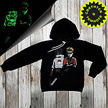 Зріст 152 Світиться толстовка на флісі з капюшоном для підлітків "Наруто і Саске"/ Підліткова кофта, худи на хлопчика чи дівчинку, фото 2