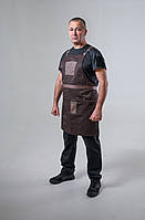 Фартук з нагрудником мод. "Барбер-1"