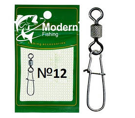 Застежка GC Nice Snap with Swivel 1050BN №12, 12шт