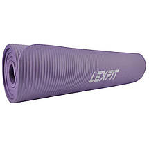 Килимок для йоги та фітнесу USA Style LKEM-3006-1-viol (фіолетовий, 183х61х1 см, каучук), фото 5