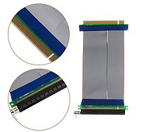 Райзер Riser PCI-E 16x to 16x удлинитель шлейф для видеокарты