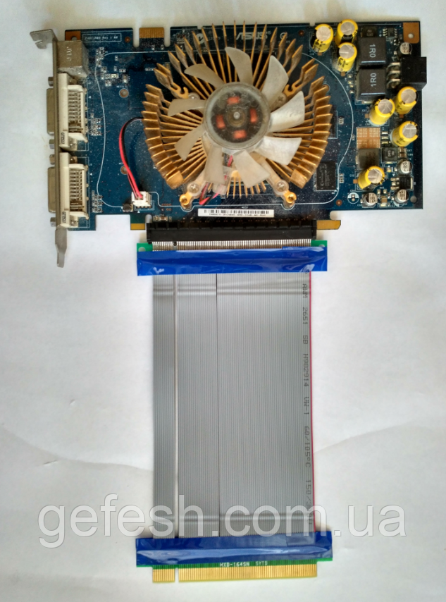 Райзер Riser PCI-E 16x to 16x удлинитель шлейф для видеокарты - фото 4 - id-p1490871073