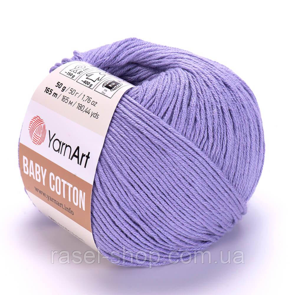 YarnArt Baby Cotton лаванда №418, фото 1