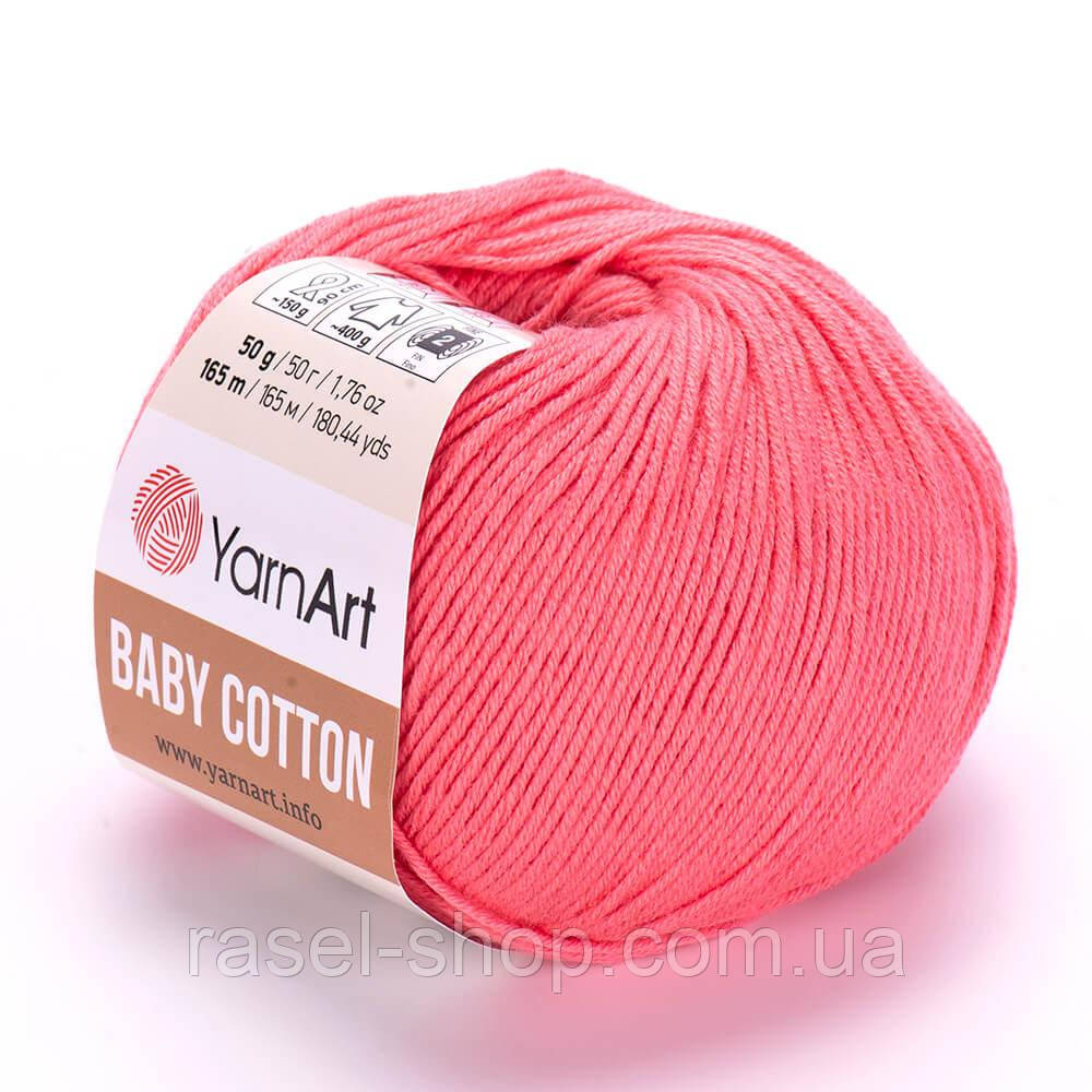 YarnArt Baby Cotton светло-коралловый №420, фото 1
