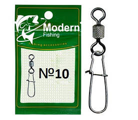 Застежка GC Nice Snap with Swivel 1050BN №10, 12шт