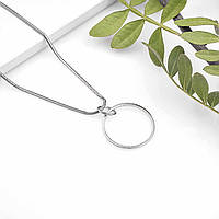 Срібний кулон Круг