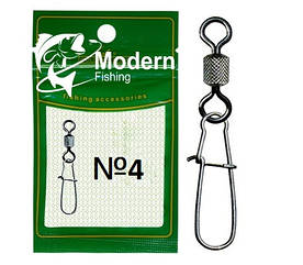 Застібка GC Nice Snap with Swivel 1050BN No4, 10 шт.