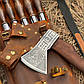 Набір шампурів ручної роботи в шкіряному чохлі ІНДІАНЕЦЬ МАЙЯ BS21 Gorillas BBQ, фото 10
