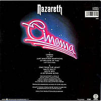 欧LP Nazareth Cinema SALVO403LP Salvo /00260 Nazareth – Cinema – Vinyl (White, LP, Album + 2 more), 2019