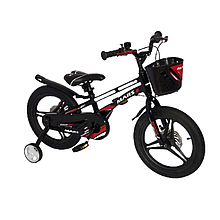 Дитячий велосипед MARS-3 16 дюймів двоколісний полегшений колеса Червоний чорний