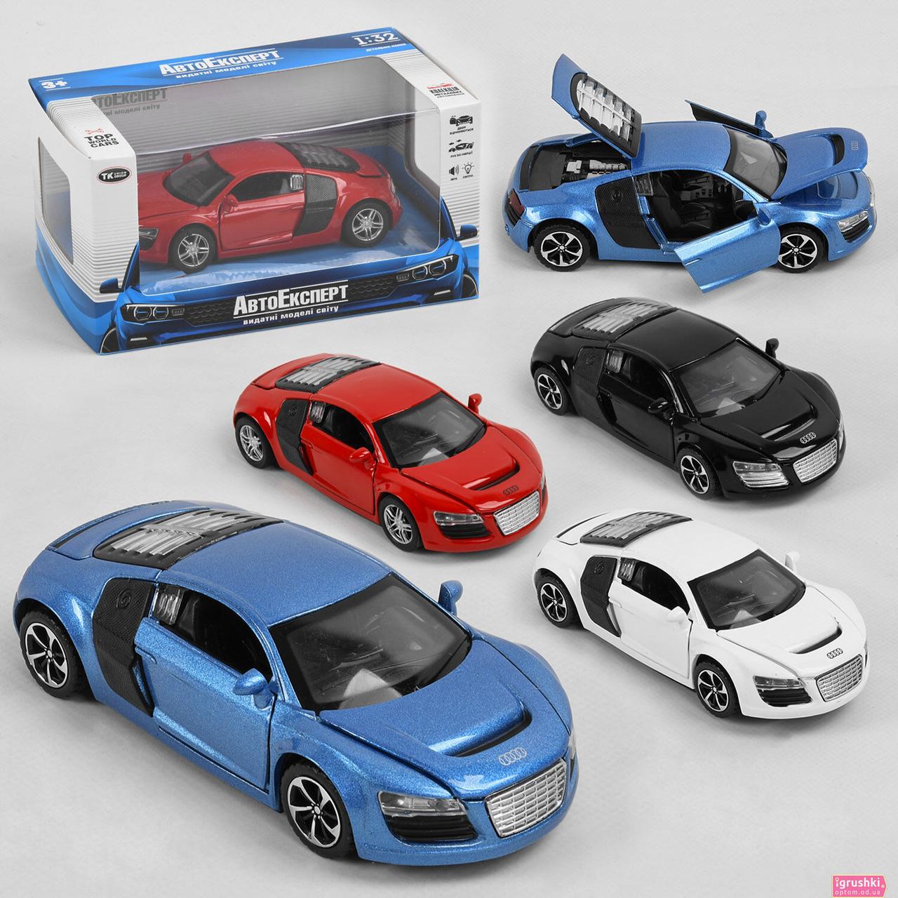 Машина металопластик Авто Експерт 1:32 звук світло інерція відкриваються двері капот багажник (LF 23079), фото 1