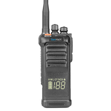 Радіостанція цифрова DMR потужна водозахищена SenHaix GT-10D UHF, фото 1