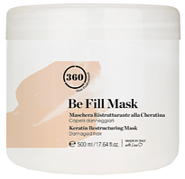 Kaaral 360 Живильна маска для сухого і пошкодженого волосся з кератином, 500 мл 0133