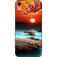 Силіконовий чохол для iPhone XR з картинкою Гарний захід сонця