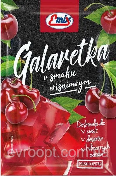 Галаретка зі смаком вишні Galaretka  Emix 79 г