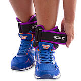 Обважнювачі-манжети для рук і ніг Zelart FI-5732-2 2x1 кг, фото 6