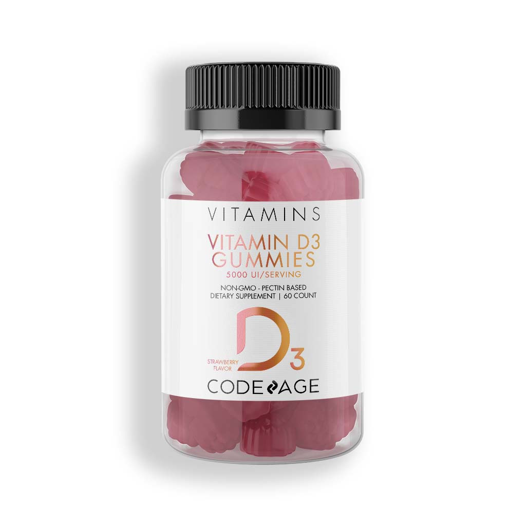 CodeAge Vitamin D3 Gummies / Витамин Д3 2500 МЕ жевательный 60 шт ...