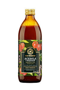 Сік плодів ацероли з м'якоттю, сік ацероли, 500 мл - Herbal Monasterium