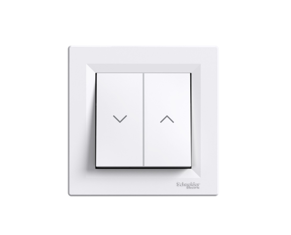 Asfora вимикач для жалюзі білий Schneider Electric, EPH1300121