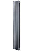 Вертикальні дизайнерські радіатори опалення ARTTIDESIGN Bari III 6/1800/290 сірий матовий