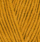 Нитки пряжа для в'язання напіввовна SUPERLANA MIDI СуперЛана Міді від ALIZE Алізе № 02 - шафран