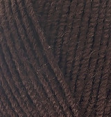 Нитки пряжа для в'язання напіввовна SUPERLANA MIDI СуперЛана Міді від ALIZE Алізе № 26 - коричневий