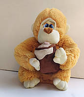 М'яка іграшка Мавпа з боченком довжина 35 см., див. опис