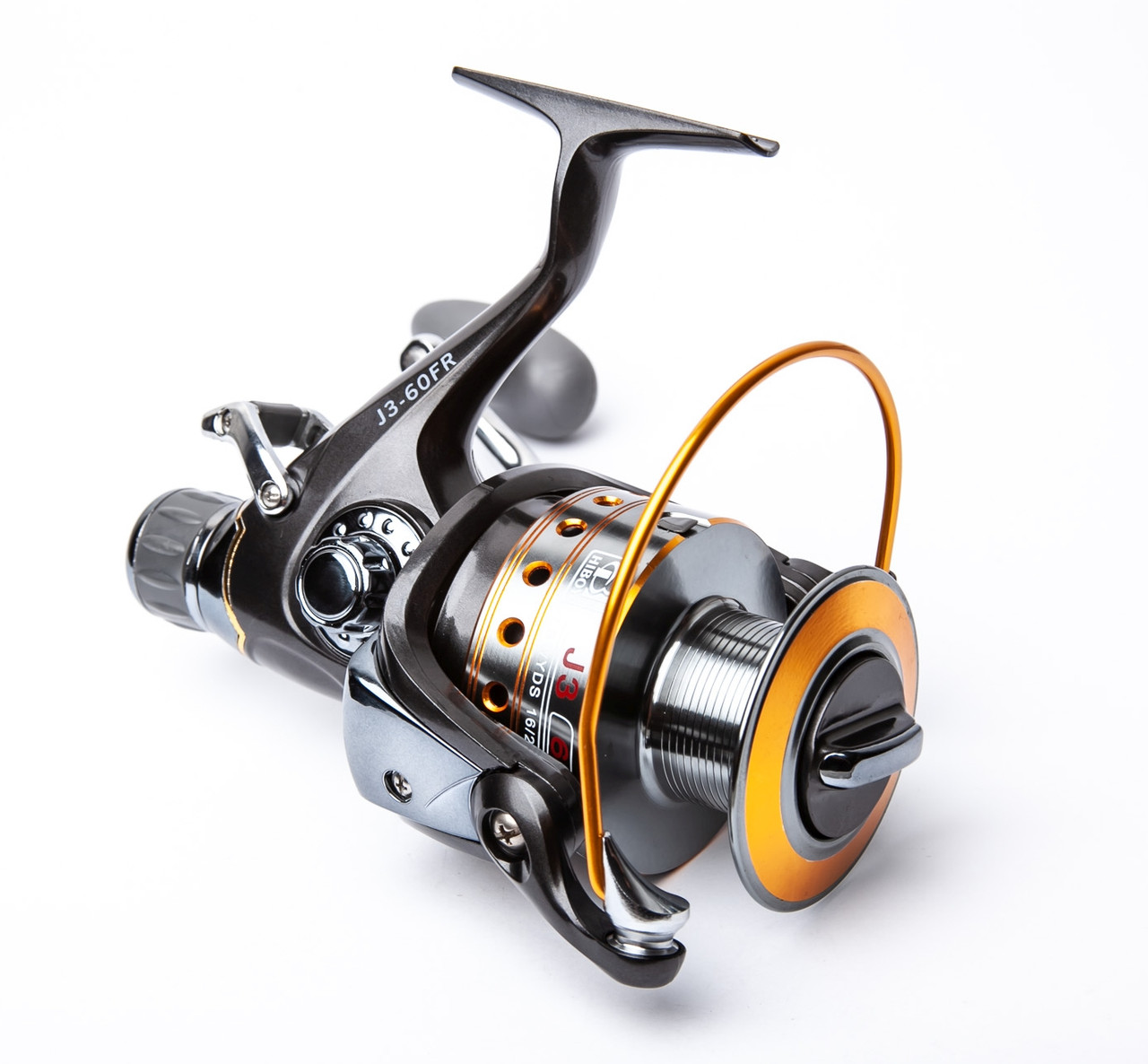 Котушка HIBOY J3 5000FR, 9 підшипників, коропова з алюмінієвою шпулею і бейтранером