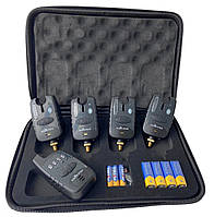 Набір електронних сигналізаторів клювання Sams Fish Carp 4+1 FA 23657