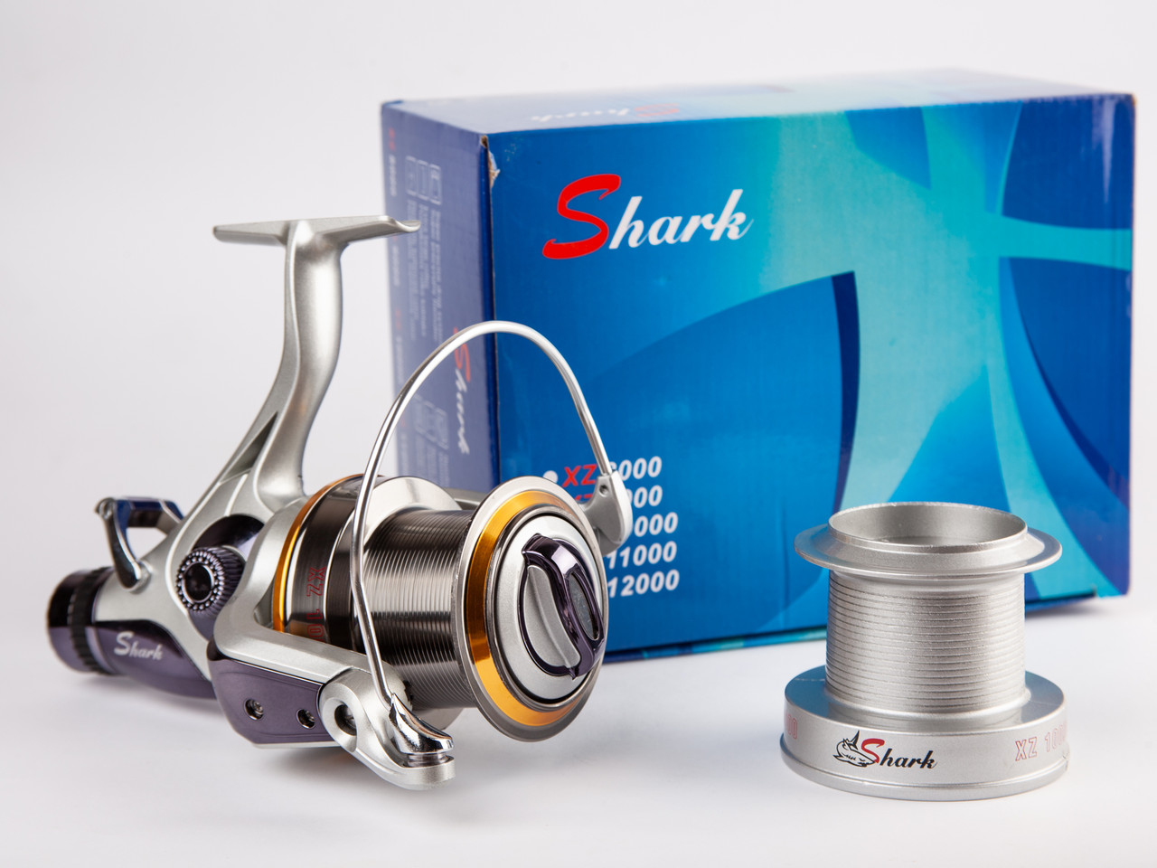 Котушка Shark XZ 10000 з бейтраннером 10+1 bb Карпова