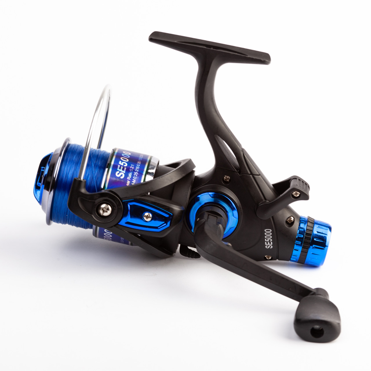 Котушка Feima SE 4000 6+1bb Blue з бейтраннером та ліскою