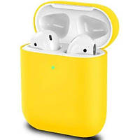 Чехол Silicone Case Slim для AirPods Yellow (07) желтый