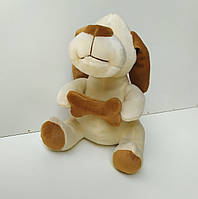 М'яка іграшка Собака з кісточкою, довжина 32 см, див. опис