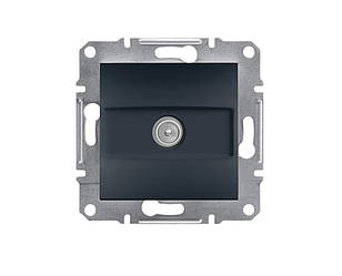 Asfora розетка ТВ кінцева антрацит Schneider Electric, EPH3200171