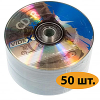 Диски CD-R 50 шт. Videx X-Blue, 700Mb, 52x