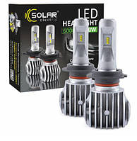 Лампа LED H7 радіатор 6000Lm "Solar" 8607/CREE CHIP/40W/CANBUS/6500K/IP65/9-32v (2шт)