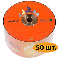 Диски CD-R 50 шт. Videx, 700Mb, 52x, Bulk Box