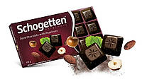 Черный шоколад Schogetten с лесными орехами 100 грамм